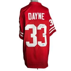 Ron Dayne Signed Wisconsin Badgers Jersey